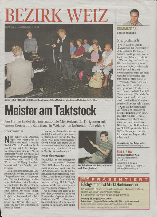 MEISTER AM TAKTSTOCK MEISTER AM TAKTSTOCK